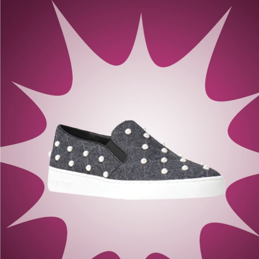 Michael Kors Keaton slip on sneakers in size 8.5